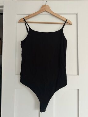GAP Black Spaghetti-Strap Bodysuit